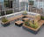 RailRoad planters with integrated seating 3