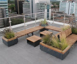 RailRoad seating and planters for Croydon roof garden - on this page