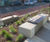 Fortis Modular Wall-Top Seating - recycled steel and timber wall bench 5