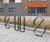 Letterform Cycle Stand - steel alphabet bike rack 1