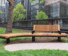 RailRoad seating enhances busy public realm site