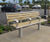 Zenith Seat - steel and timber outdoor seating 11