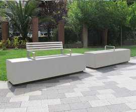Blyth concrete bench