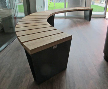 Straight and curved seating - Dartford Grammar School