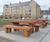 Cheshunt Picnic Bench & Table - Opepe timber outdoor seating 2