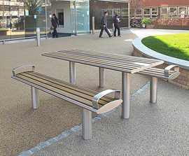 Zenith® picnic benches and table