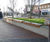 Lapa Wall-Top Seating - recycled steel and timber bench for walls 3