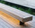 Bespoke sustainable timber loungers for water pavilion  6