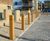 Epping square hardwood timber bollard 0