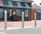 Zenith Bollard - stainless steel sloped bollard - on this page