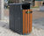 Arca dual compartment round litter bin 4