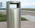 Zenith® - contemporary stainless steel litter bin 3