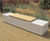 Fortis Modular Wall-Top Seating - recycled steel and timber wall bench 2