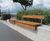 Lapa Wall-Top Seating - recycled steel and timber bench for walls 0