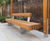 Fordham - recycled steel and reclaimed hardwood seating 4