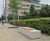 Fortis Modular Wall-Top Seating - recycled steel and timber wall bench 1