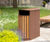 RailRoad seating and planters enhance shopping area 4