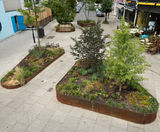 AKRI® 600 - steel planter walling system with seating options - on this page