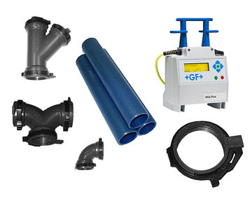 Fuseal (PP) double containment system for corrosive media