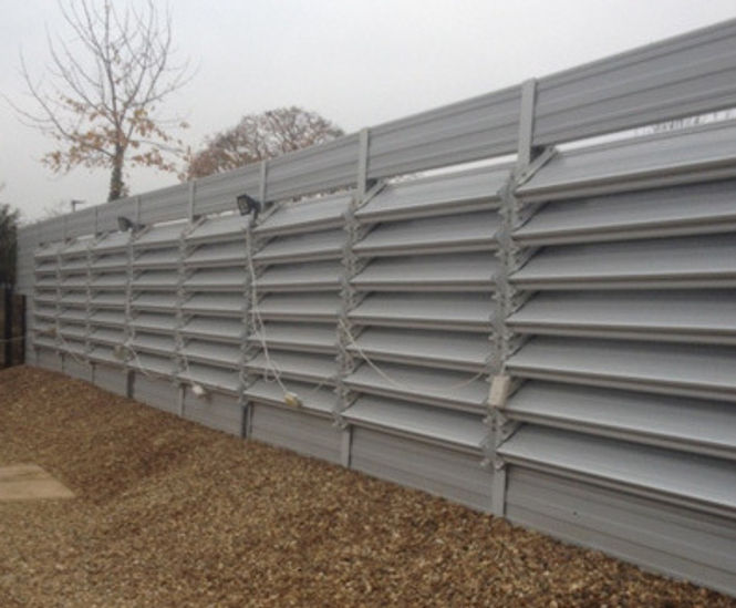 ALUSoundBlok - aluminium sound reduction barriers
