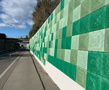 CLADSoundBlok - recycled plastic acoustic cladding
