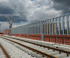 CLEARSoundBlok® ABSORPTIVE acoustic noise barrier