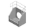 Two piece heavy duty silt trap inlet 2