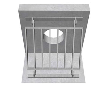 Sloped Trash Screen 60 Degrees