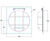 Althon HDPE 900mm flap valve 1