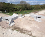 Culvert header beams and wingwalls - on this page