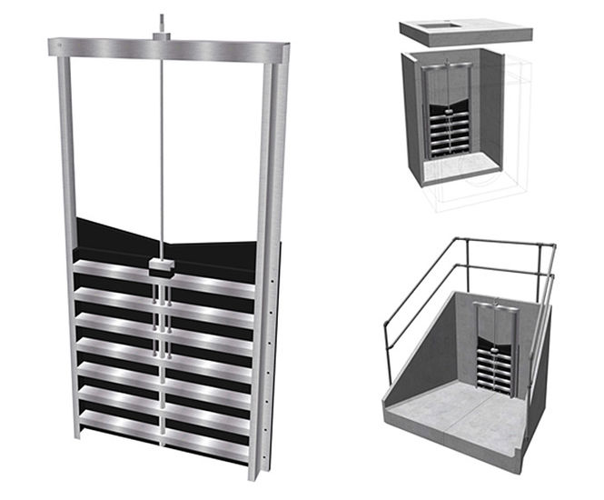 1200mm penstock, HDPE and stainless steel 