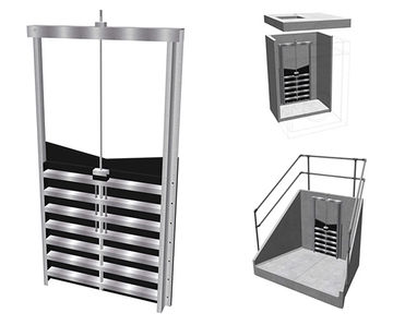 1300mm penstock, HDPE and stainless steel 