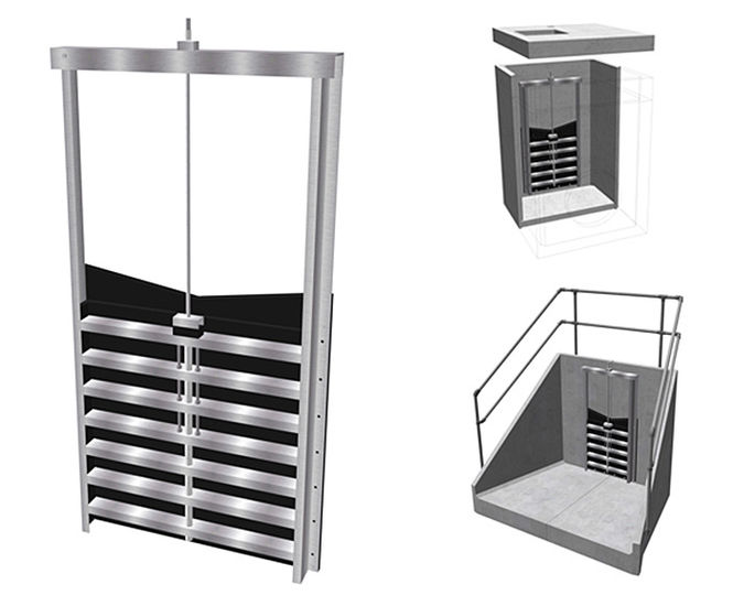 1300mm penstock, HDPE and stainless steel 