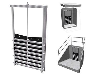 1500mm penstock, HDPE and stainless steel 