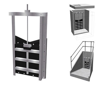 500mm penstock, HDPE and stainless steel 
