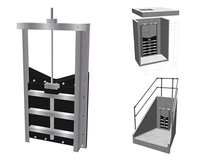 500mm penstock, HDPE and stainless steel 
