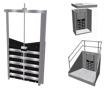 800mm penstock, HDPE and stainless steel 