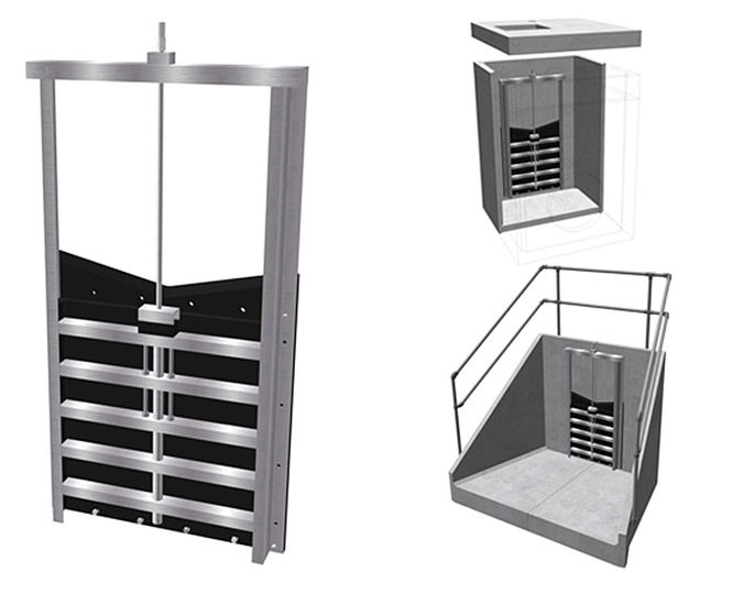800mm penstock, HDPE and stainless steel 