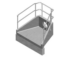 SFA15 A headwall, backwall height 1300