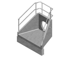SFA15 D headwall, backwall height 2350