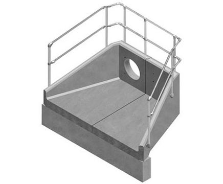 SFA20 A headwall, backwall height 1300