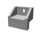 Rectangular precast concrete headwalls