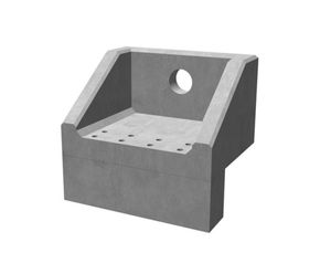Rectangular precast concrete headwalls