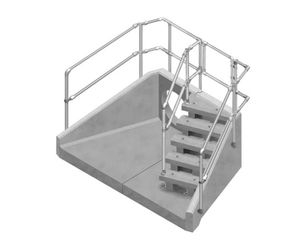 SFA concrete headwalls with precast steps