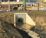 Precast concrete headwalls for new relief road - on this page