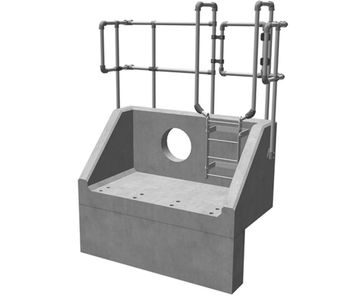 RSFA18 rectangular precast concrete headwall