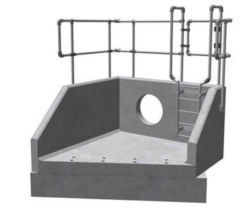 RSFA20 rectangular precast concrete headwall