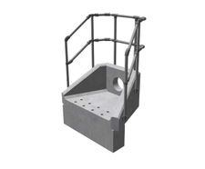 Small precast concrete headwalls
