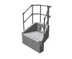 Small precast concrete headwalls