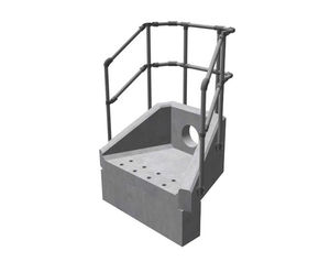 Small precast concrete headwalls
